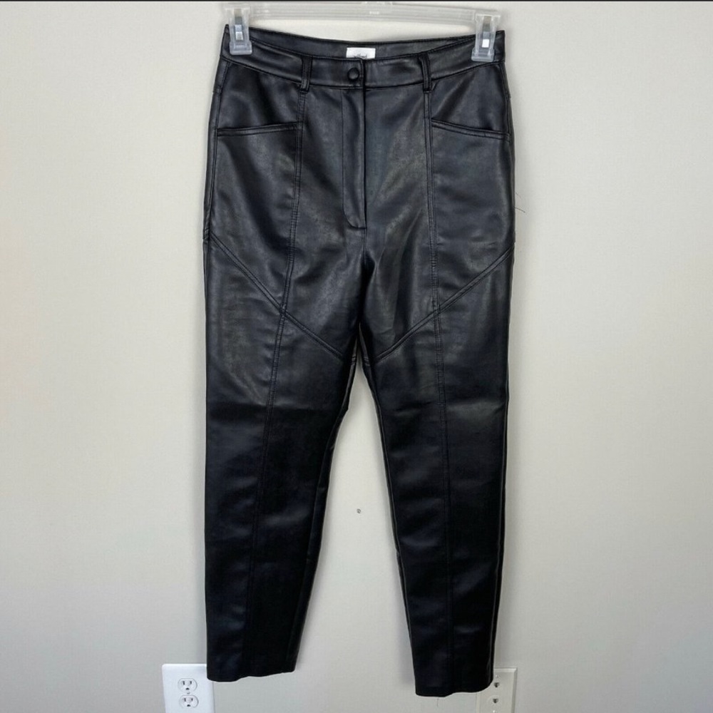 Aritzia Wilfred Rebel Vegan Leather Pants